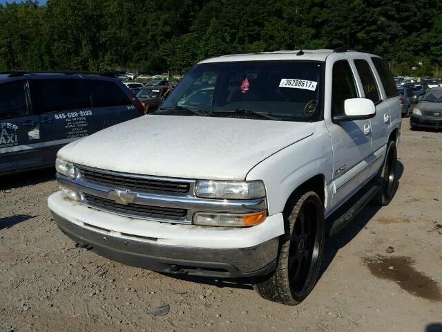 1GNEK13Z83J341507 - 2003 CHEVROLET TAHOE K150 WHITE photo 2