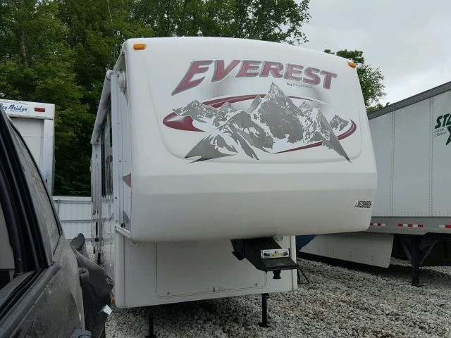 4YDF322238E770636 - 2008 KEYSTONE EVEREST WHITE photo 1