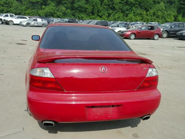 19UYA41633A016025 - 2003 ACURA 3.2CL TYPE RED photo 9