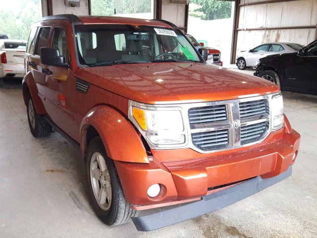 1D8GT58K47W718748 - 2007 DODGE NITRO SLT ORANGE photo 1