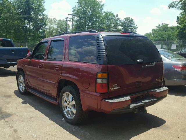 1GKEK63U26J153472 - 2006 GMC YUKON DENA RED photo 3