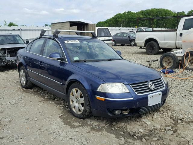 WVWAD63B15P006669 - 2005 VOLKSWAGEN PASSAT GLS BLUE photo 1