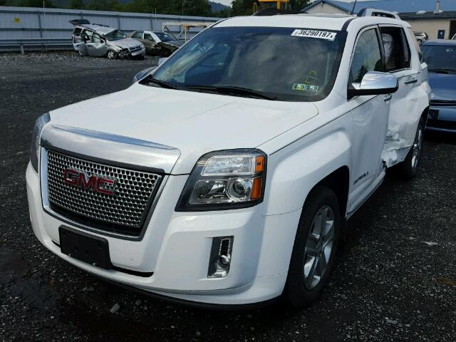 2GKALYEK1D6370816 - 2013 GMC TERRAIN DE WHITE photo 2