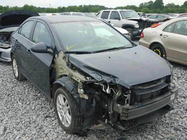 1G1JC5SHXF4154589 - 2015 CHEVROLET SONIC LT GRAY photo 1