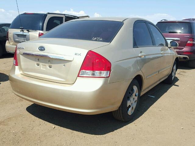 KNAFE222695658571 - 2009 KIA SPECTRA EX GOLD photo 4