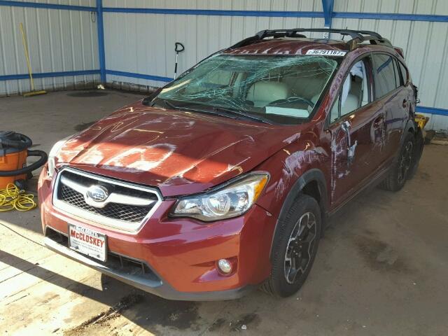 JF2GPAGC0E8256634 - 2014 SUBARU XV CROSSTR MAROON photo 2