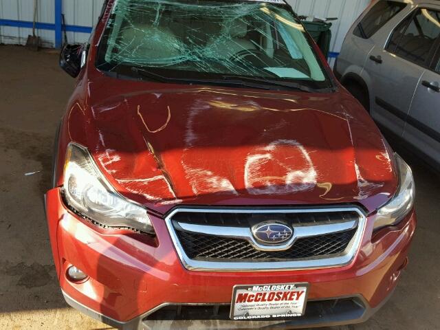 JF2GPAGC0E8256634 - 2014 SUBARU XV CROSSTR MAROON photo 7