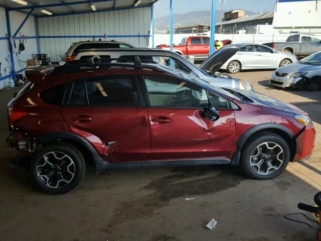 JF2GPAGC0E8256634 - 2014 SUBARU XV CROSSTR MAROON photo 9