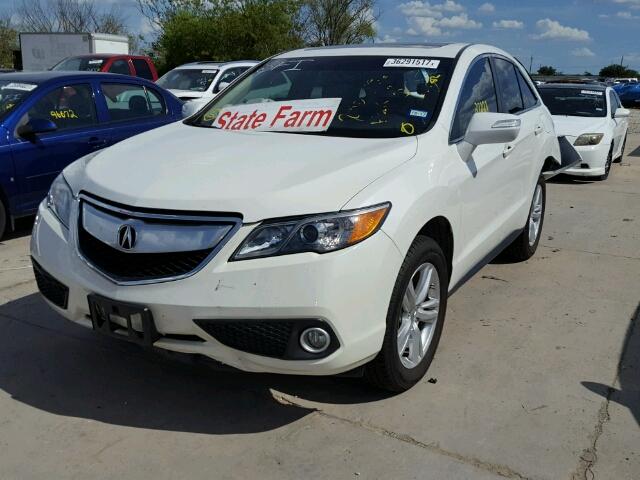 5J8TB3H58FL008378 - 2015 ACURA RDX WHITE photo 2