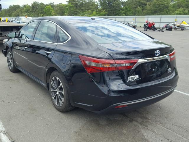 4T1BD1EB4GU048970 - 2016 TOYOTA AVALON HYB BLACK photo 3