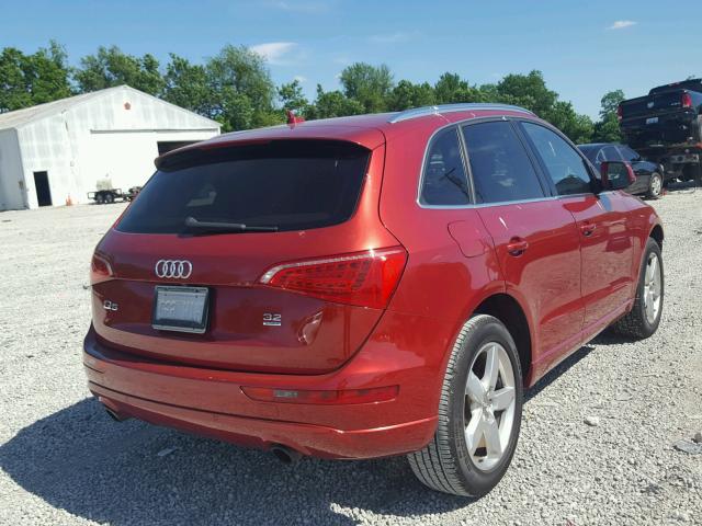 WA1LKAFP5AA036287 - 2010 AUDI Q5 PREMIUM RED photo 4