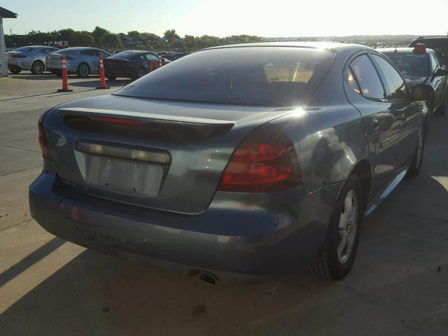 2G2WP552561194524 - 2006 PONTIAC GRAND PRIX TURQUOISE photo 4