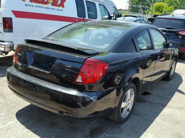 1G8AW18F37Z186845 - 2007 SATURN ION LEVEL BLACK photo 4
