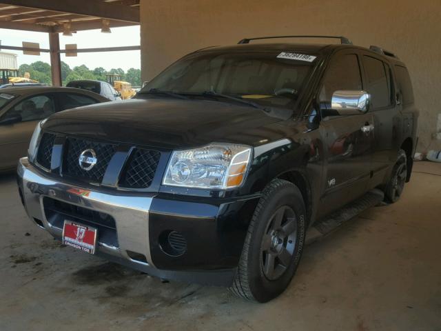 5N1AA08A95N715573 - 2005 NISSAN ARMADA SE BLACK photo 2