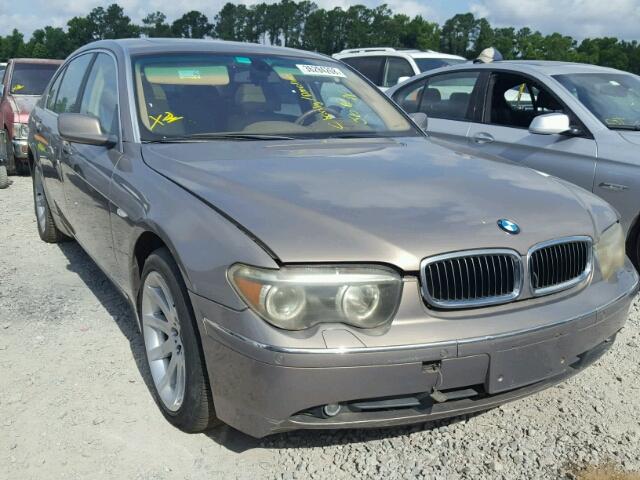 WBAGN63413DR14477 - 2003 BMW 745 LI BEIGE photo 1