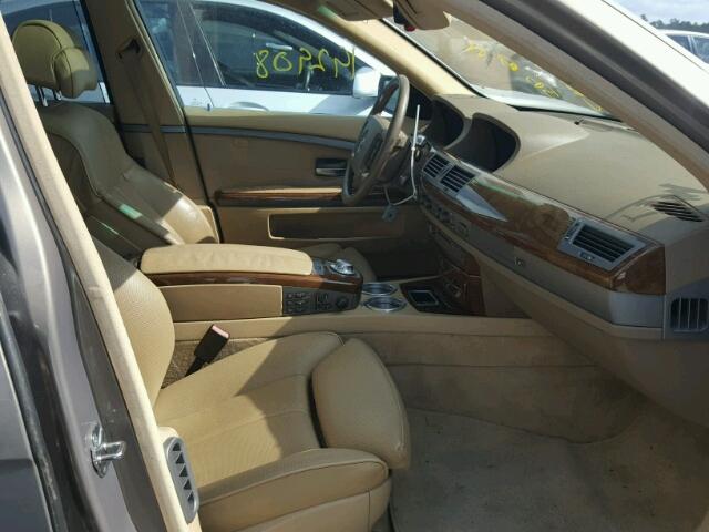 WBAGN63413DR14477 - 2003 BMW 745 LI BEIGE photo 5