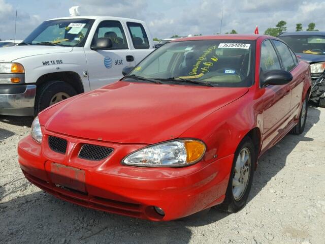 1G2NF52E33C132283 - 2003 PONTIAC GRAND AM S 红色 照片 2