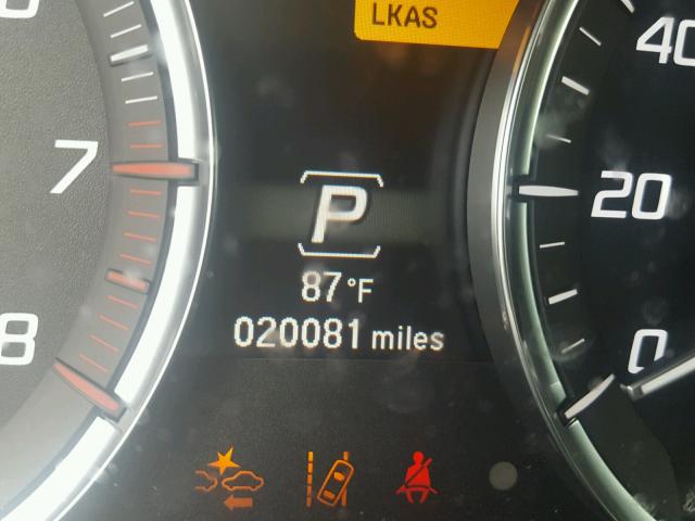 19UUB2F54HA004053 - 2017 ACURA TLX TECH WHITE photo 8