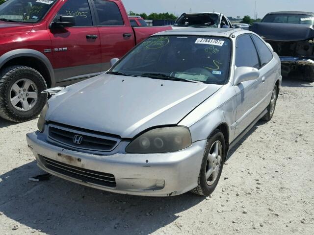 1HGEJ8241XL037148 - 1999 HONDA CIVIC EX SILVER photo 2