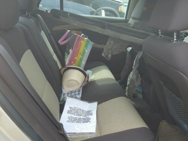 1G1ZB5E13BF114230 - 2011 CHEVROLET MALIBU LS GOLD photo 6