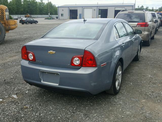1G1ZG57B49F221577 - 2009 CHEVROLET MALIBU LS BLUE photo 4