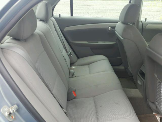 1G1ZG57B49F221577 - 2009 CHEVROLET MALIBU LS BLUE photo 6