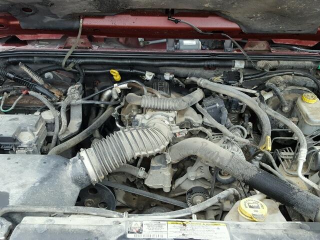 1J4GA69159L705182 - 2009 JEEP WRANGLER U MAROON photo 7