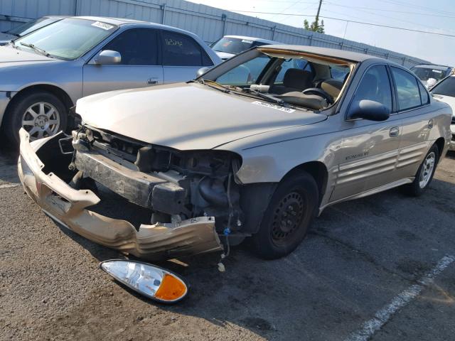 1G2NF52F22C226145 - 2002 PONTIAC GRAND AM S 金色 照片 2
