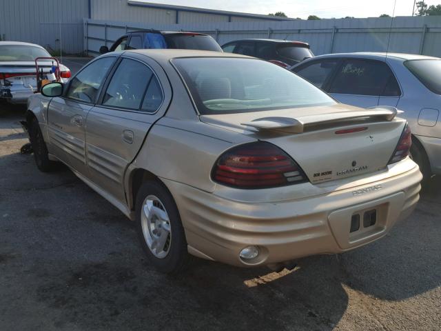 1G2NF52F22C226145 - 2002 PONTIAC GRAND AM S 金色 照片 3