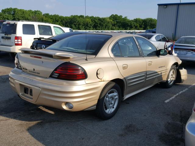 1G2NF52F22C226145 - 2002 PONTIAC GRAND AM S 金色 照片 4