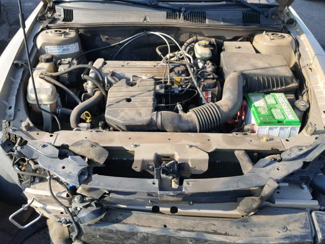 1G2NF52F22C226145 - 2002 PONTIAC GRAND AM S 金色 照片 7