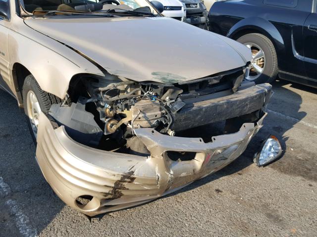 1G2NF52F22C226145 - 2002 PONTIAC GRAND AM S 金色 照片 9