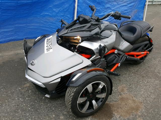 2BXRDDD29FV003693 - 2015 CAN-AM SPYDER ROA GRAY photo 2