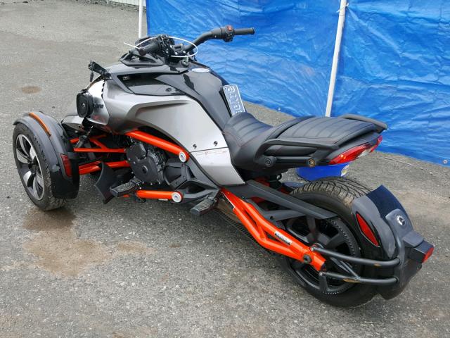 2BXRDDD29FV003693 - 2015 CAN-AM SPYDER ROA GRAY photo 3