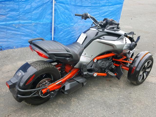 2BXRDDD29FV003693 - 2015 CAN-AM SPYDER ROA GRAY photo 4