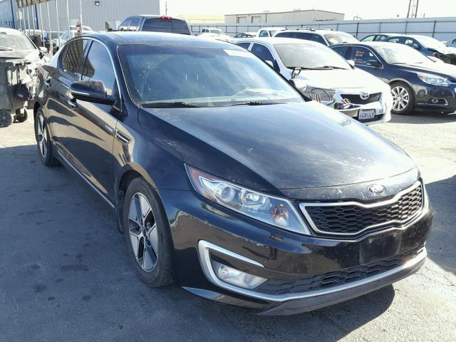 KNAGM4AD0D5045411 - 2013 KIA OPTIMA HYB BLACK photo 1