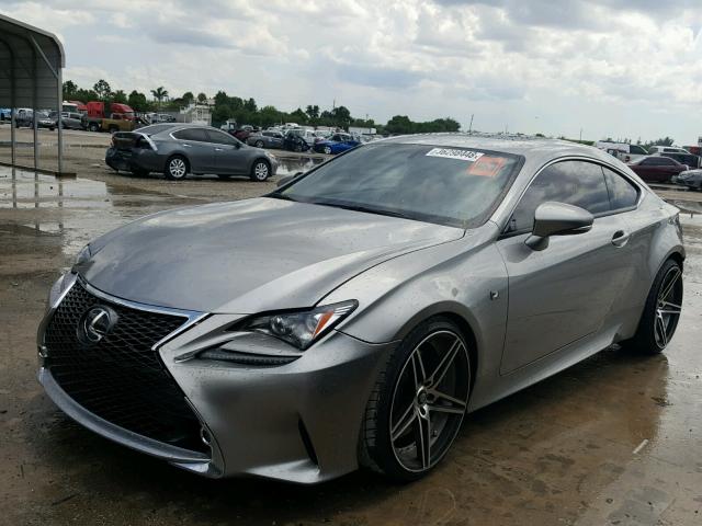 JTHHE5BC2F5002187 - 2015 LEXUS RC 350 GRAY photo 2