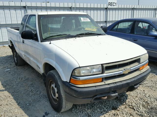 1GCDT19W6YK297717 - 2000 CHEVROLET S10 WHITE photo 1