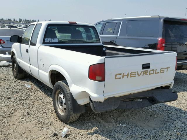 1GCDT19W6YK297717 - 2000 CHEVROLET S10 WHITE photo 3