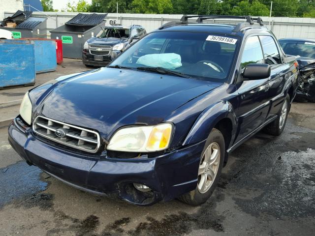 4S4BT62C457101613 - 2005 SUBARU BAJA SPORT BLUE photo 2