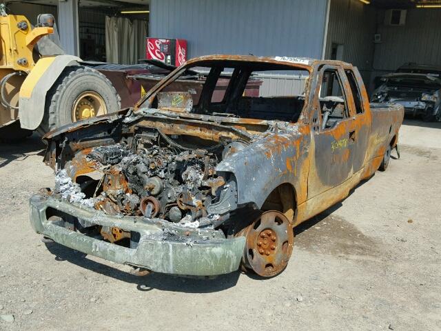 1FTVX14575NA65466 - 2005 FORD F150 BURN photo 2