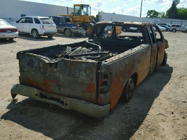 1FTVX14575NA65466 - 2005 FORD F150 BURN photo 4