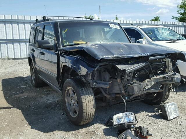 1J8HG48N96C163106 - 2006 JEEP COMMANDER შავი ფოტო 1