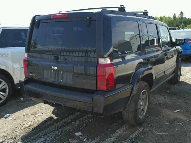 1J8HG48N96C163106 - 2006 JEEP COMMANDER შავი ფოტო 4