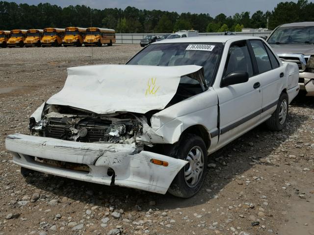 1N4EB31P3RC836898 - 1994 NISSAN SENTRA E WHITE photo 2