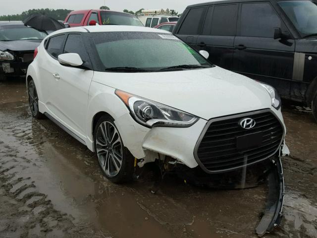 KMHTC6AE3GU292064 - 2016 HYUNDAI VELOSTER T WHITE photo 1