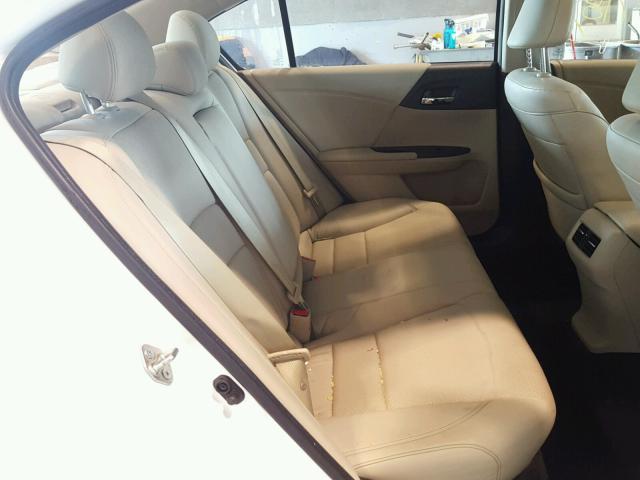 1HGCR2F87HA096082 - 2017 HONDA ACCORD EXL WHITE photo 6