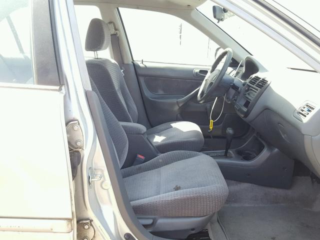 2HGEJ6615YH539079 - 2000 HONDA CIVIC BASE 银色 照片 5