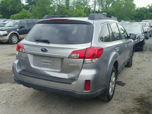 4S4BRBCCXA3352210 - 2010 SUBARU OUTBACK 2. GRAY photo 4