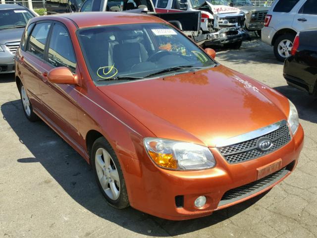 KNAFE161875003028 - 2007 KIA SPECTRA5 S ORANGE photo 1